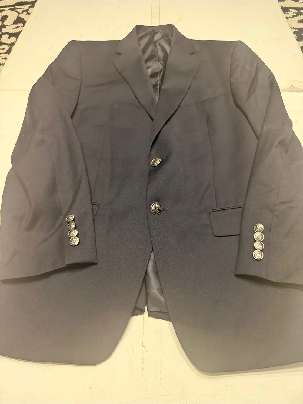 Michael Kors Men's Black Two-Button Sport Coat Blazer